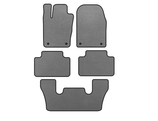 EVA Floor Mats (3 Rows, Gray) for Dodge Durango 2010- - image 1