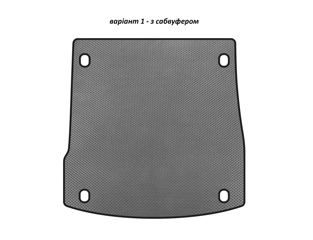 EVA Trunk Mat V-1 with Subwoofer Gray for Alfa Romeo Stelvio 2016- - image 1