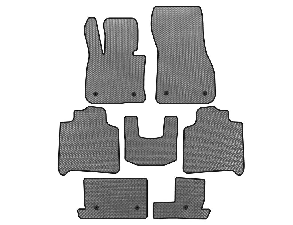 EVA floor mats (For F46, 3 rows, Gray) for BMW 2 series Active Tourer F45/46 2014-2021 - image 1