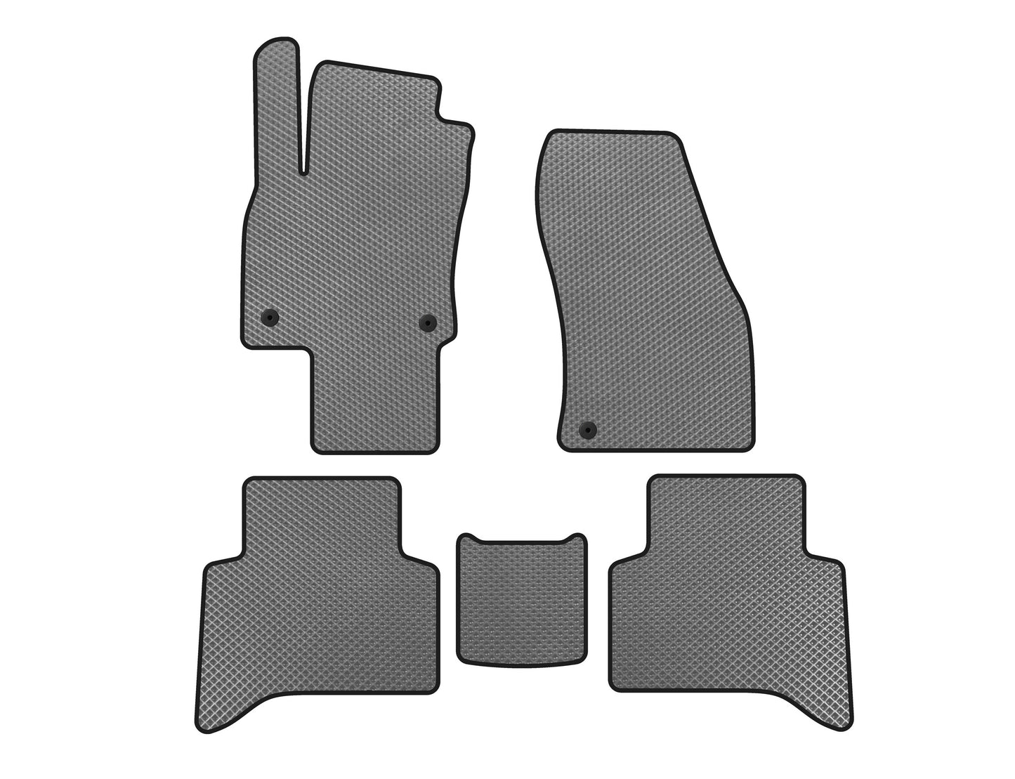 EVA Floor Mats (5-Seater, Gray) for Volkswagen Touran 2015- - image 1