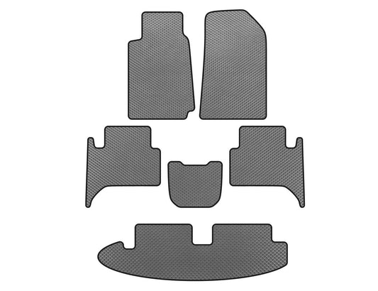 EVA Floor Mats (3 Rows, Gray) for Chevrolet Trailblazer 2012-2019 - image 1