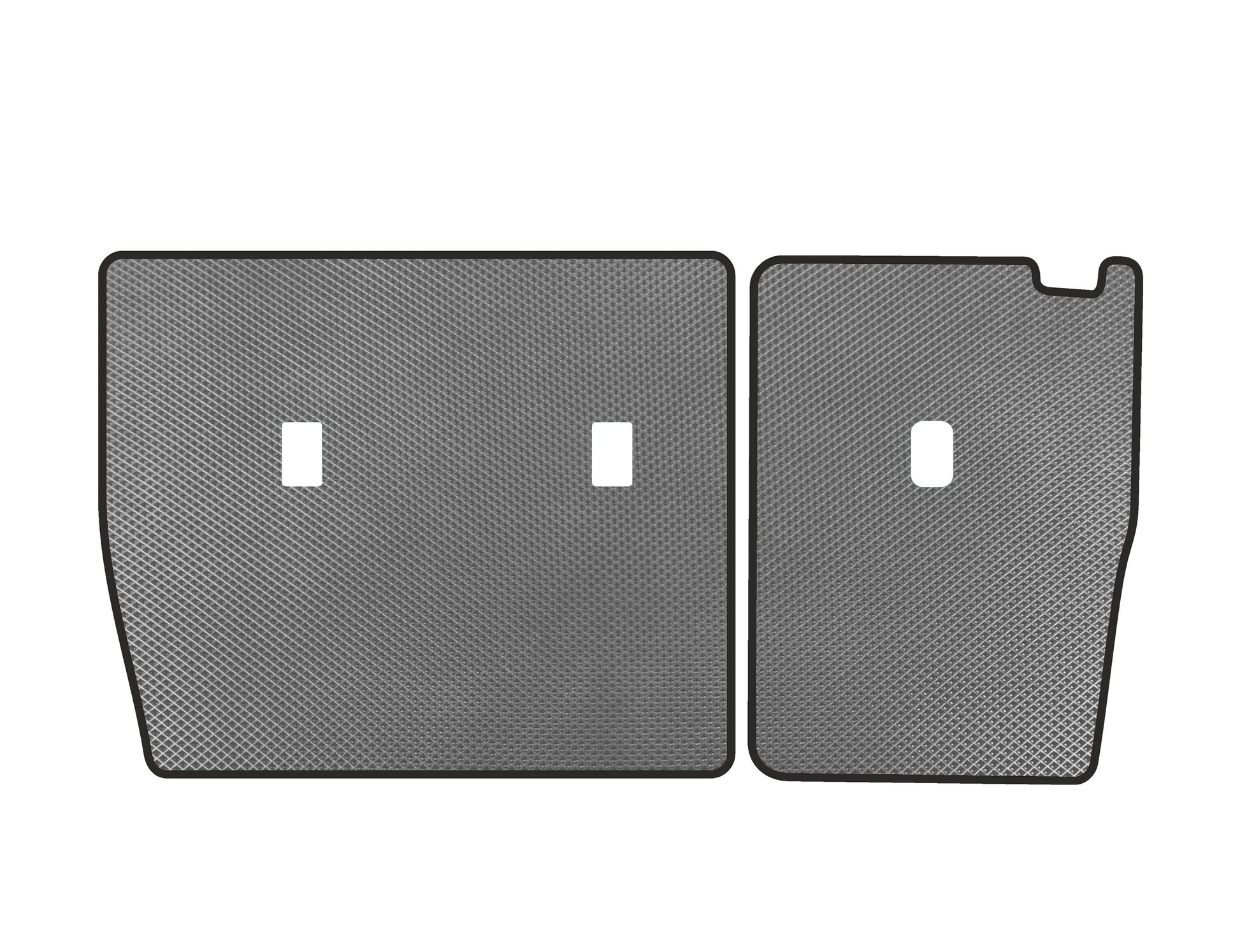 EVA seat back mats for 2nd row (EV, gray) for BYD Tang 2018- - image 1