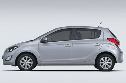 Chrome Door Handle Covers (4 pcs, Stainless Steel) for Hyundai I-20 2012-2014 - image 1