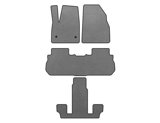 EVA Floor Mats (3 Rows, 2017-2019, Gray) for GMC Acadia 2017- - image 1