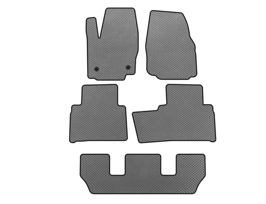 EVA Floor Mats (3 Rows, Gray) for Ford Galaxy 2007-2015 - image 1