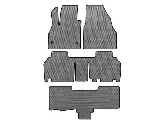 EVA Floor Mats (3 Rows, 5-Door/7-Seater, Grey) for Renault Kangoo 2008-2020 - image 1