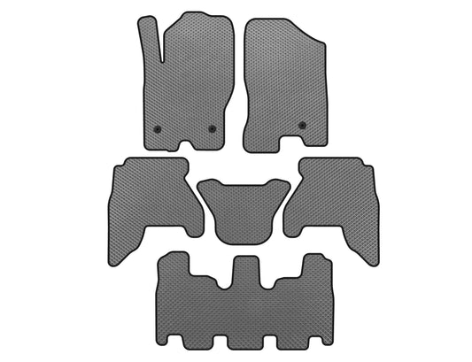 EVA Floor Mats (3 Rows, Gray) for Nissan Pathfinder R51 2005-2014 - image 1
