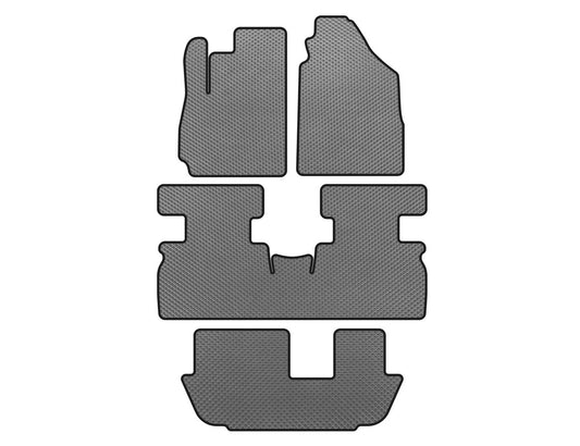EVA mats (3 rows, Gray) for Jetour X70 - image 1