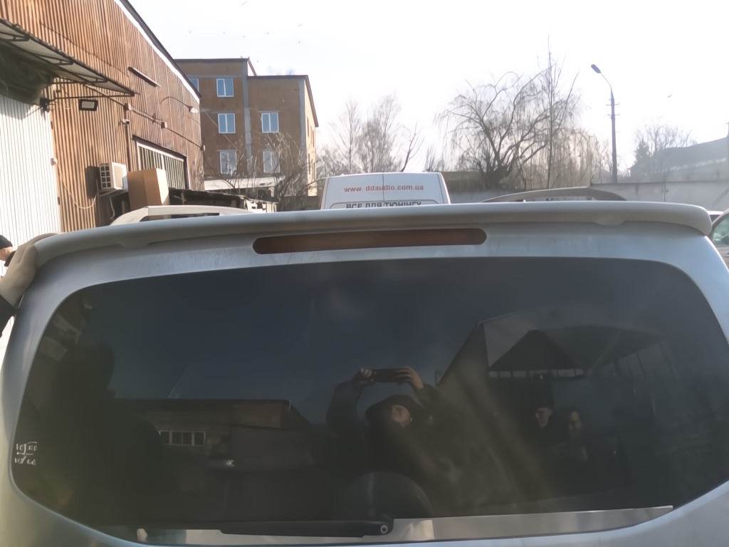 Spoiler (for painting) for Mercedes Vito / V-class W447 2014↗ year - Reelken Auto