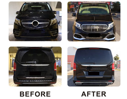 Body Kit Set (Maybach Type-X223, with Hood) for Mercedes Vito/V-class W447 2014- - image 2