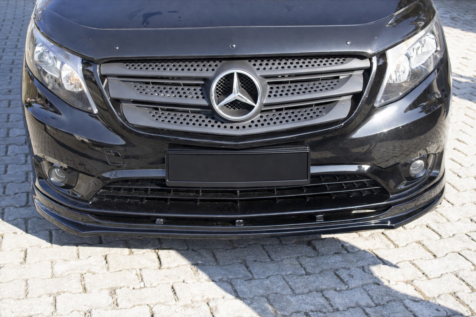 Front Lip Spoiler EuroCap (black) for Mercedes Vito/V-class W447 2014- - image 3