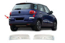 Stainless Steel Rear Bumper Corner Protectors for 500L 2018+ (2 pcs) for Fiat 500/500L 2013-2022 - image 1