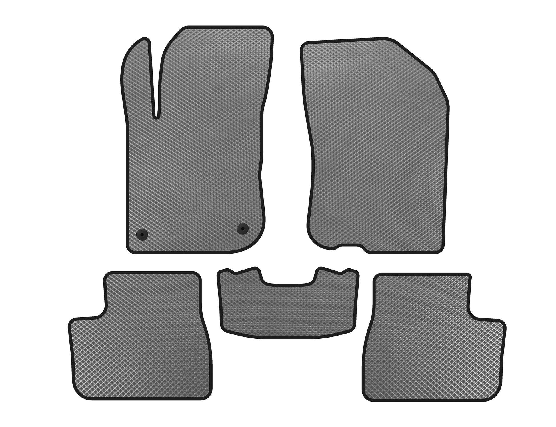 EVA Floor Mats (Gray) for Peugeot 208 2012-2019 - image 1