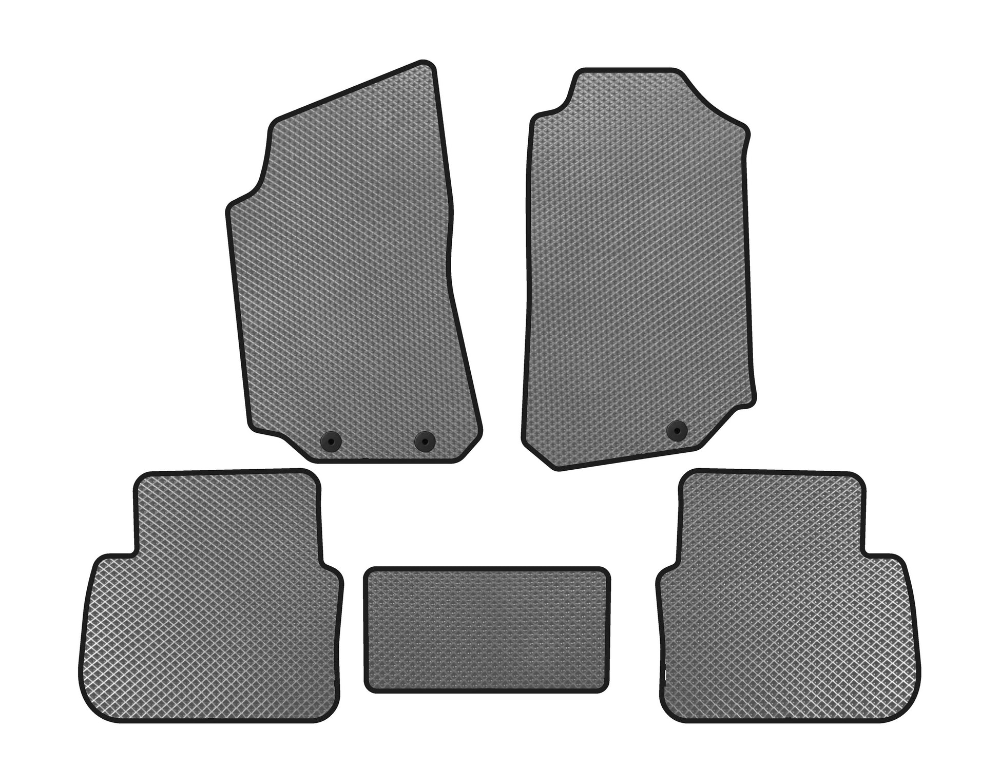 EVA Floor Mats (Gray) for Saab 9-5 1997-2010 - image 1
