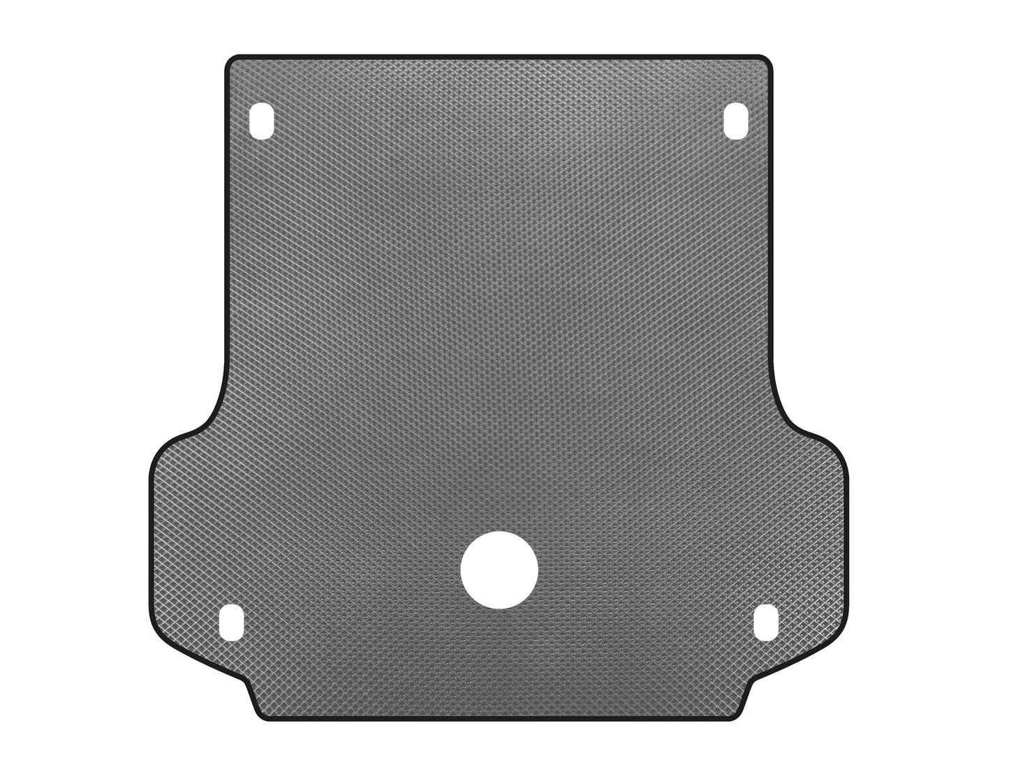Trunk mat (2008-2013, Gray) for Mitsubishi Pajero Sport 2008-2015 - image 1