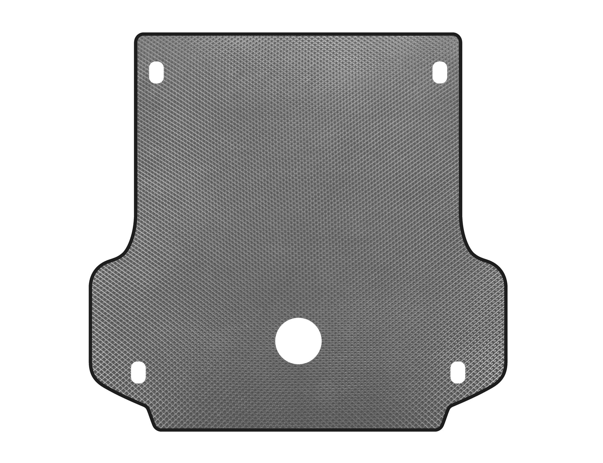 Trunk mat (2008-2013, Gray) for Mitsubishi Pajero Sport 2008-2015 - image 1