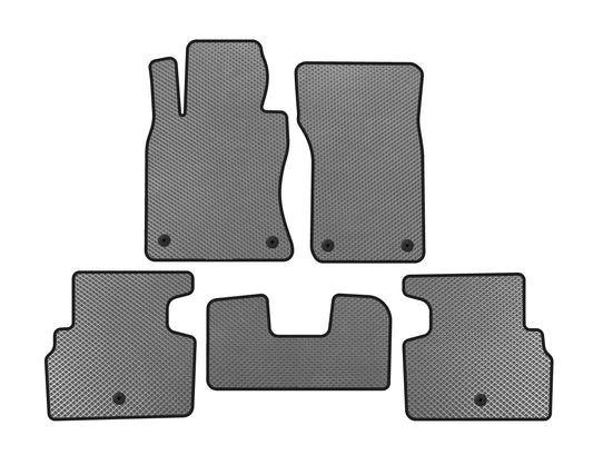 EVA Floor Mats (SD, Gray) for Infiniti Q50/Q60 2013-2024 - image 1