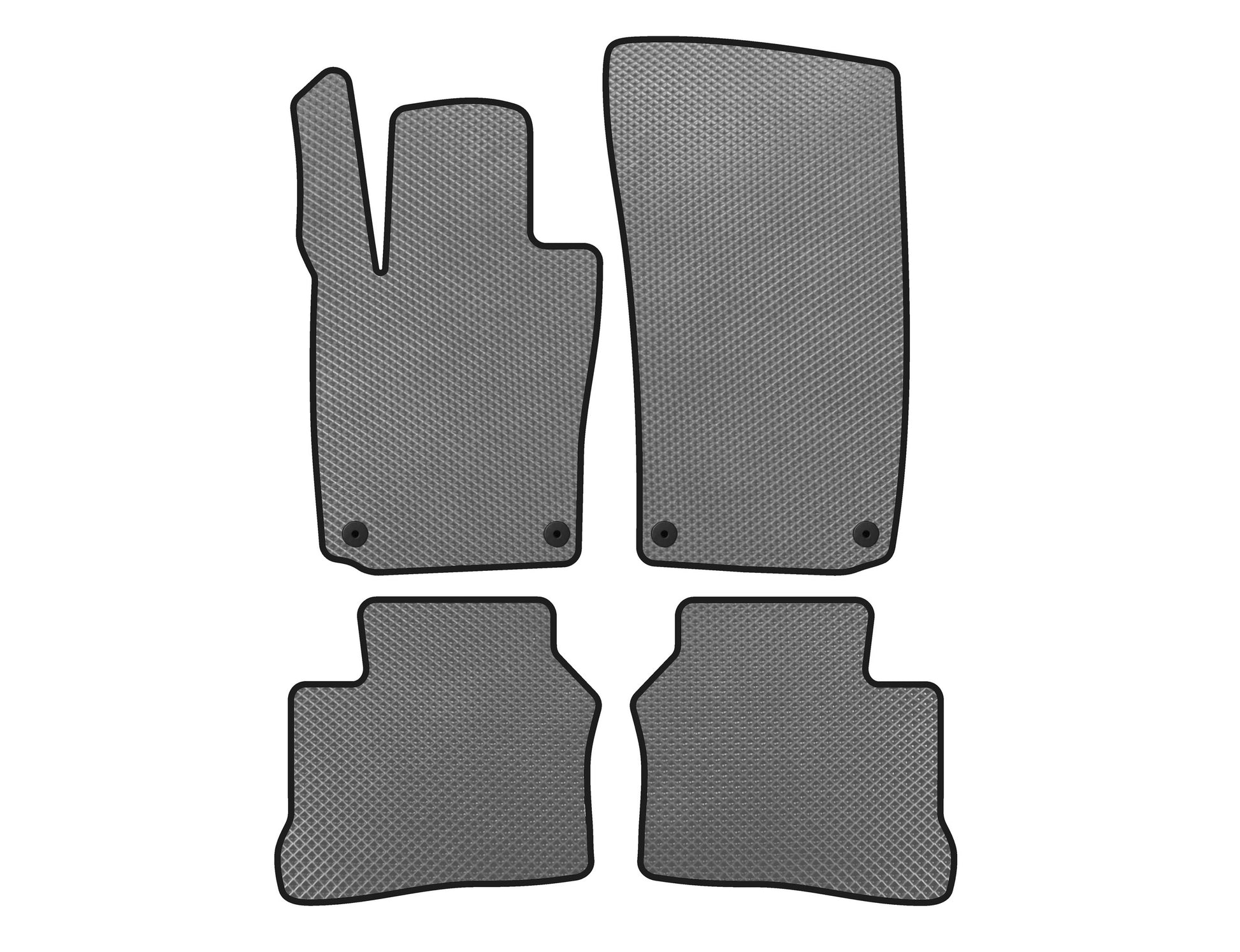 EVA Floor Mats (2009-2013, Coupe, 4-Door, Gray) for Porsche Panamera 2009-2016 - image 1