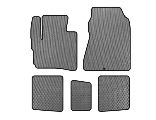 EVA Floor Mats (HB, Gray) for Toyota IQ 2008-2015 - image 1