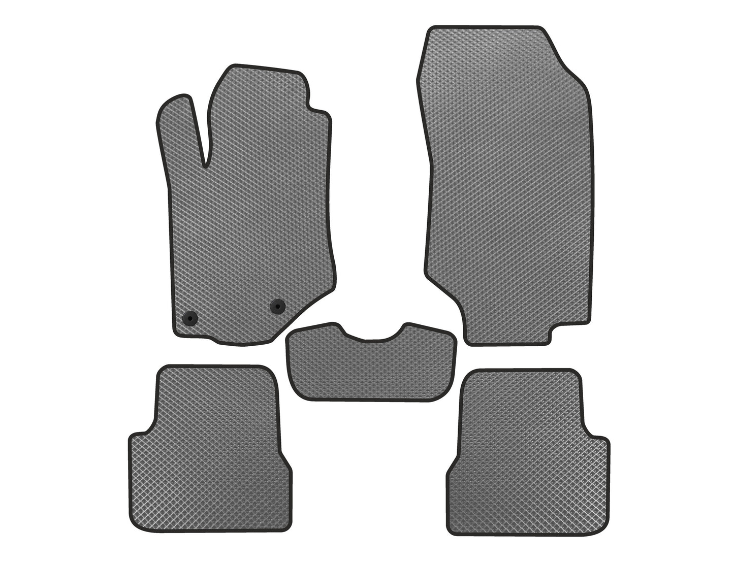 EVA Floor Mats (Gray) for Opel Mokka 2021- - image 1