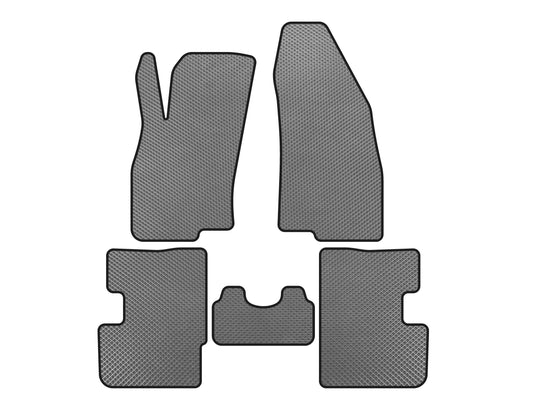 EVA Floor Mats (2011-2018, HB, 3-Door, Gray) for Fiat Punto Grande/EVO 2006-2018 - image 1