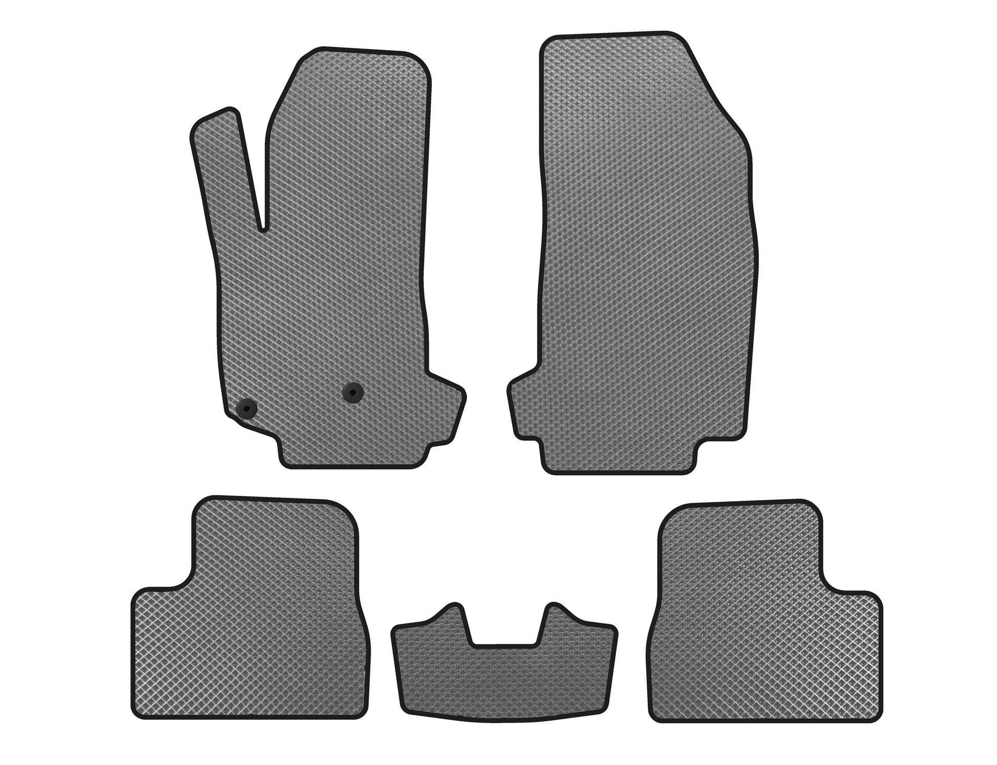 EVA Floor Mats V-2 (Gray) for Citroen DS-3 2009-2016 - image 1