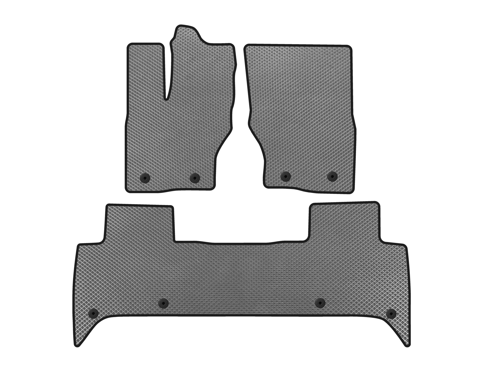 EVA Floor Mats (5-Seater, Gray) for Land Rover Discovery V 2017- - image 1