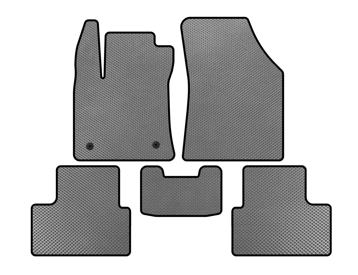 EVA Floor Mats (SD, Gray) for Renault Megane IV 2016-2025 - image 1