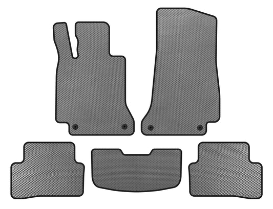 EVA Floor Mats (SD, Gray) for Mercedes C-сlass W205 2014-2021 - image 1