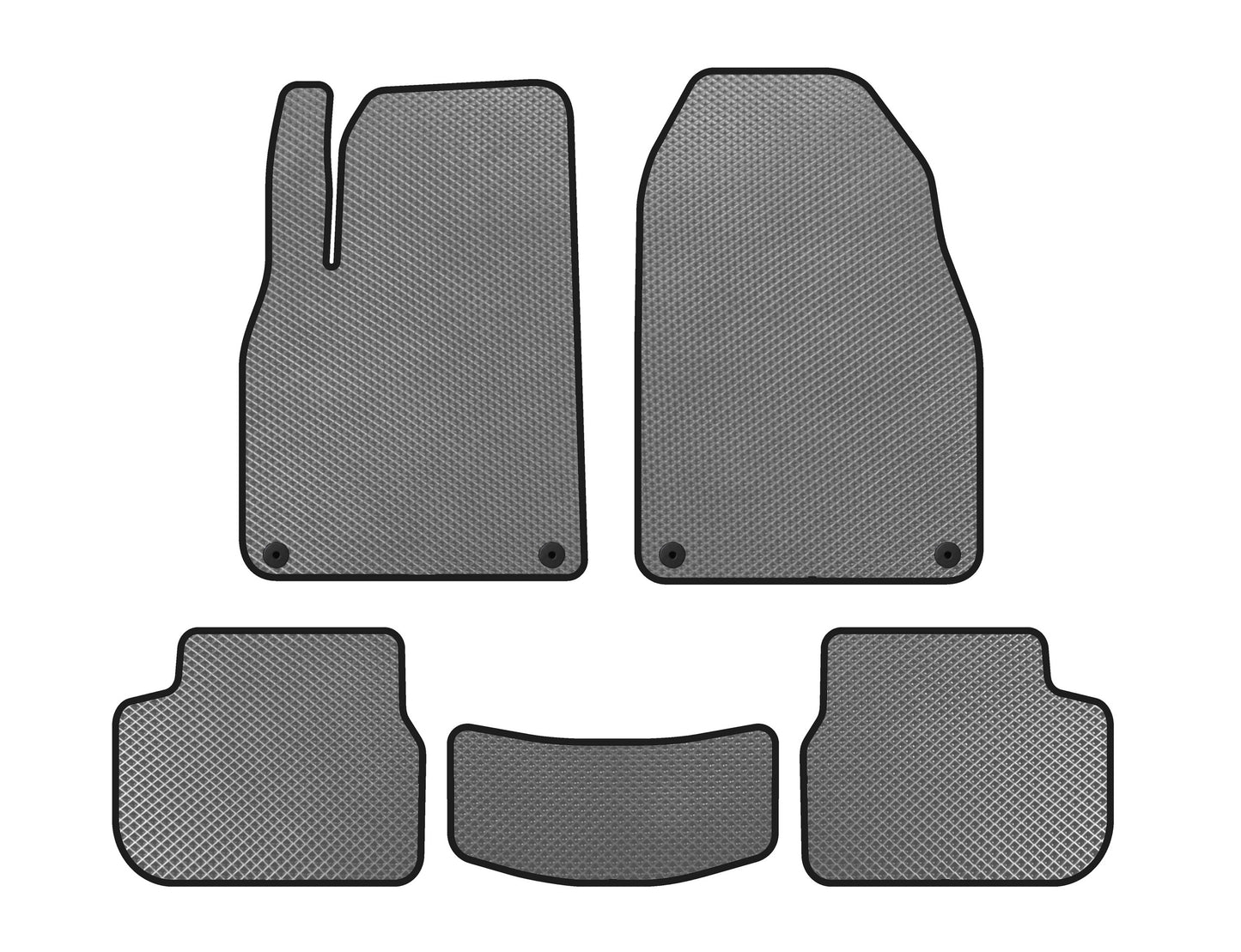 EVA Floor Mats (Gray) for Saab 9-3 2002-2014 - image 1