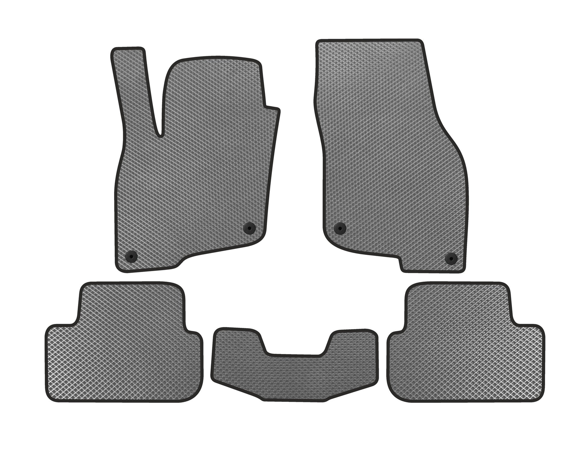 EVA Floor Mats (For e-tron 2019-, China, Gray) for Audi Q2 2016- - image 1
