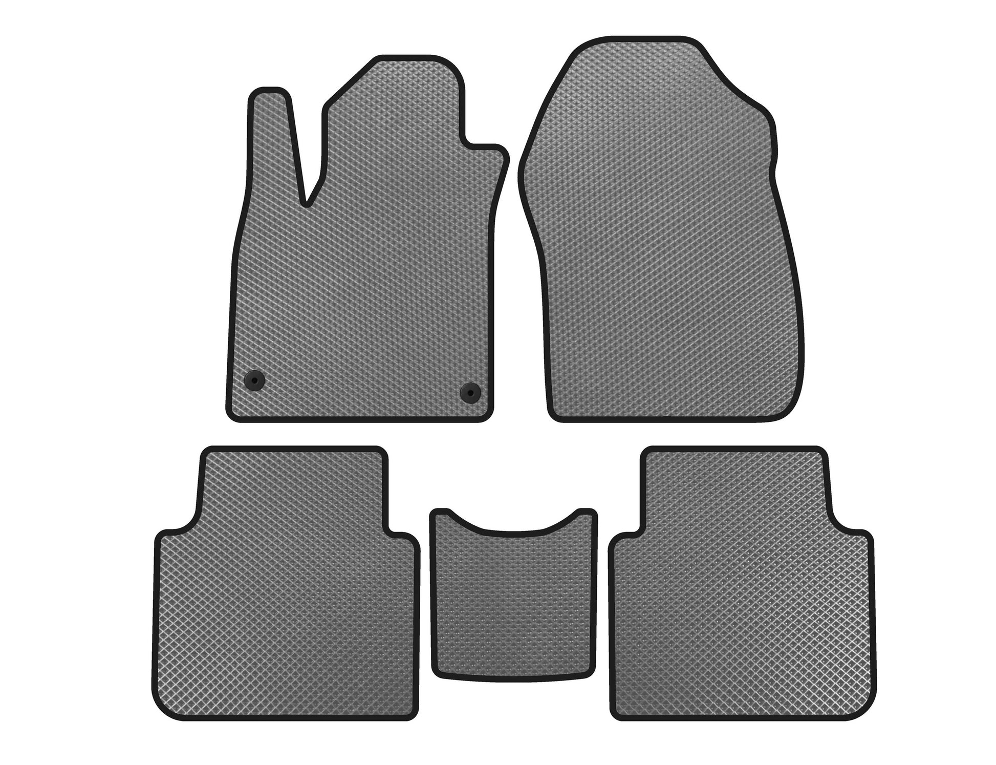 EVA Floor Mats (7-Seater, Gray) for Honda CRV 2017-2022 - image 1