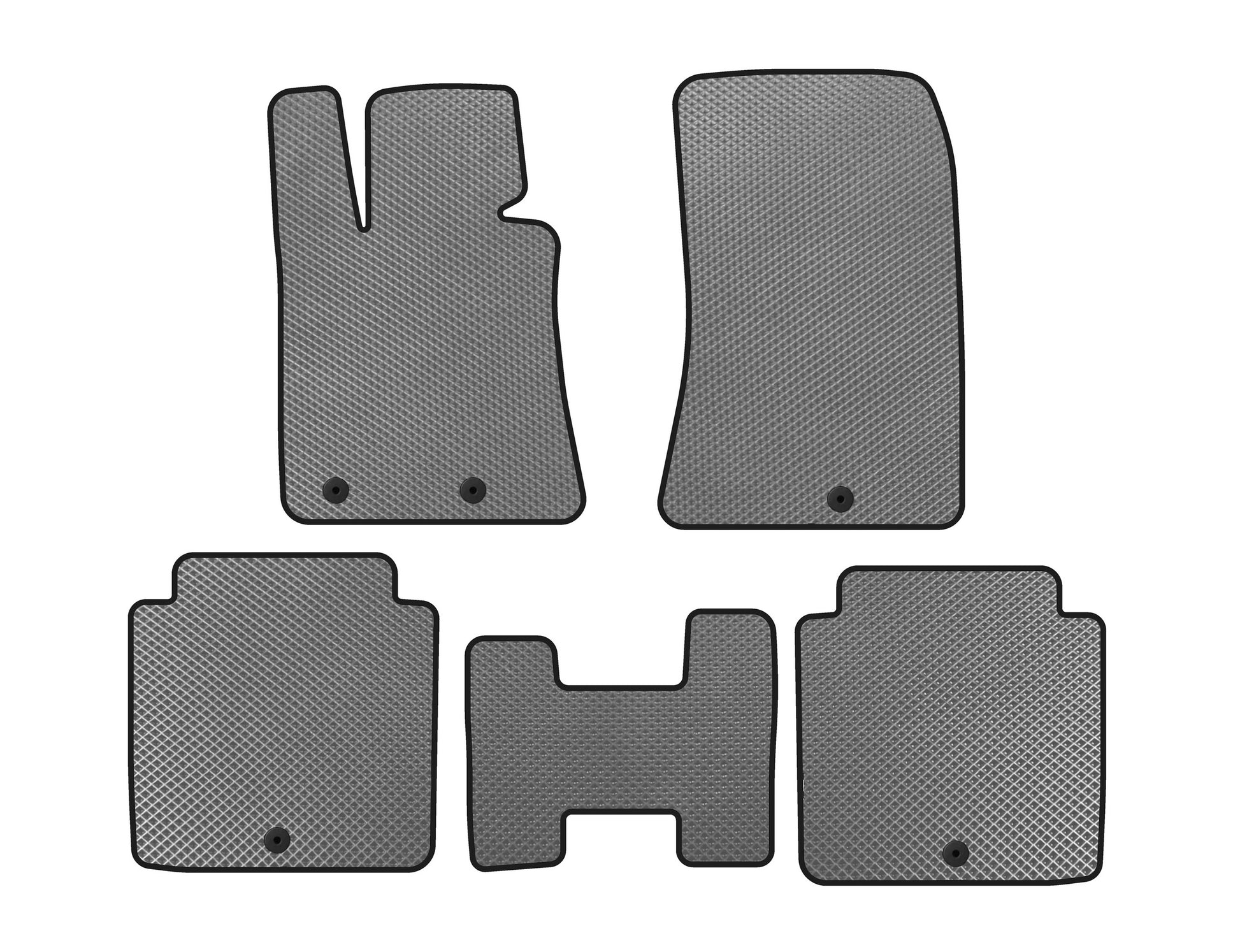 EVA Floor Mats (Gray) for Hyundai Equus 2009-2016 - image 1