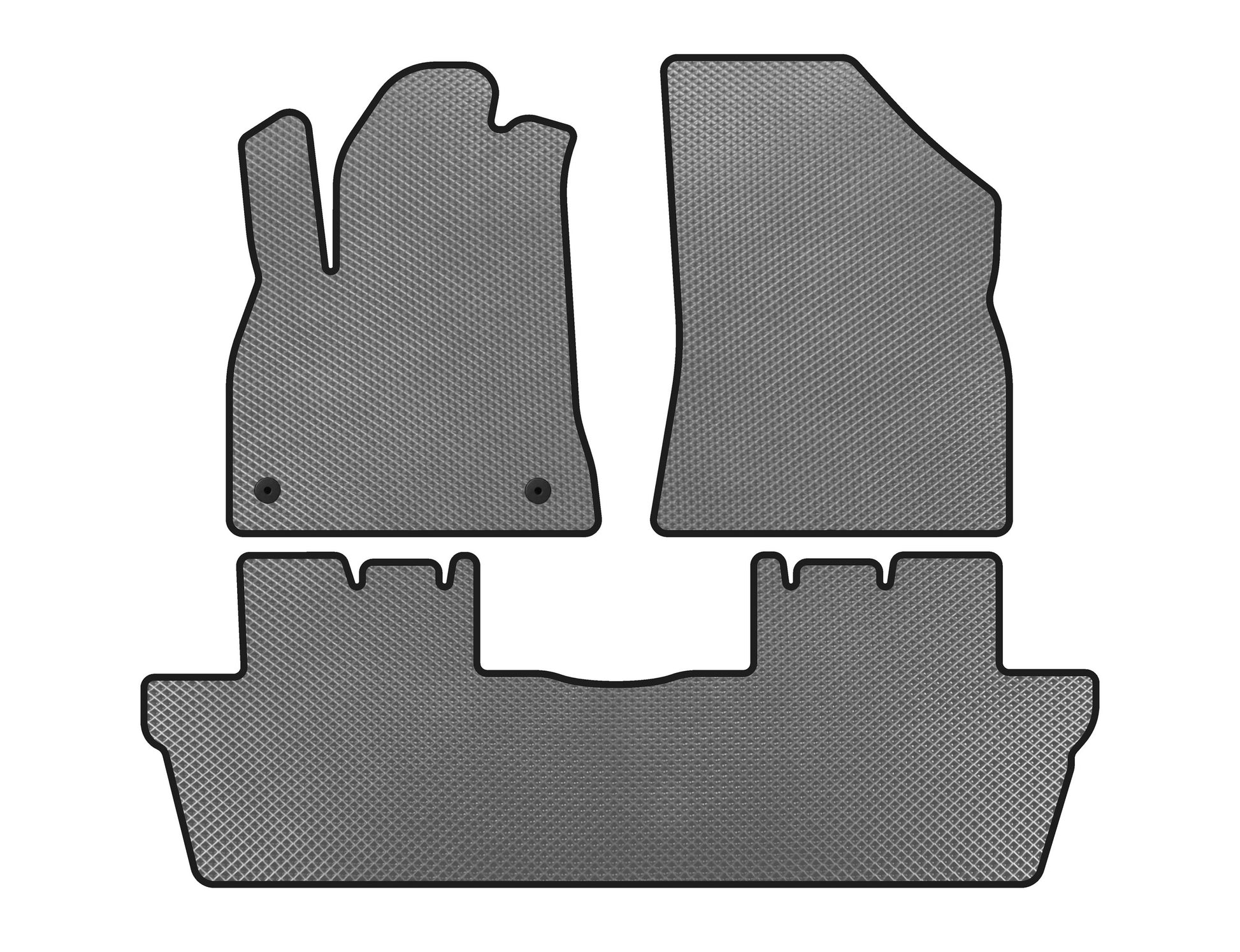 EVA Floor Mats (Gray) for Peugeot 5008 2009-2016 - image 1