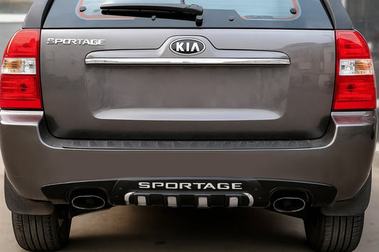 Rear bumper lip Libao (plastic) for Kia Sportage 2004-2010 - image 1