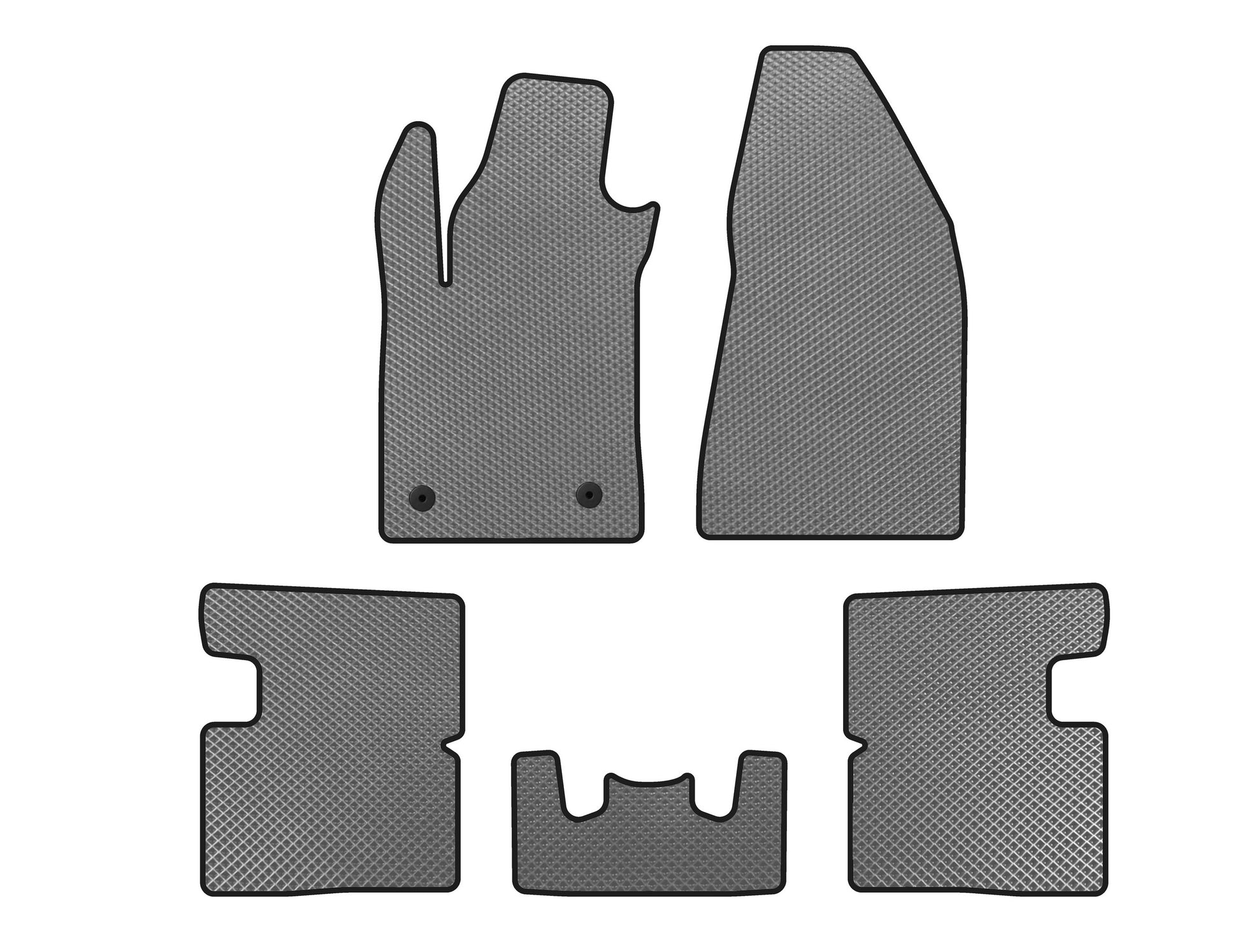 EVA Floor Mats (Gray) for Alfa Romeo Giulietta 2010-2020 - image 1