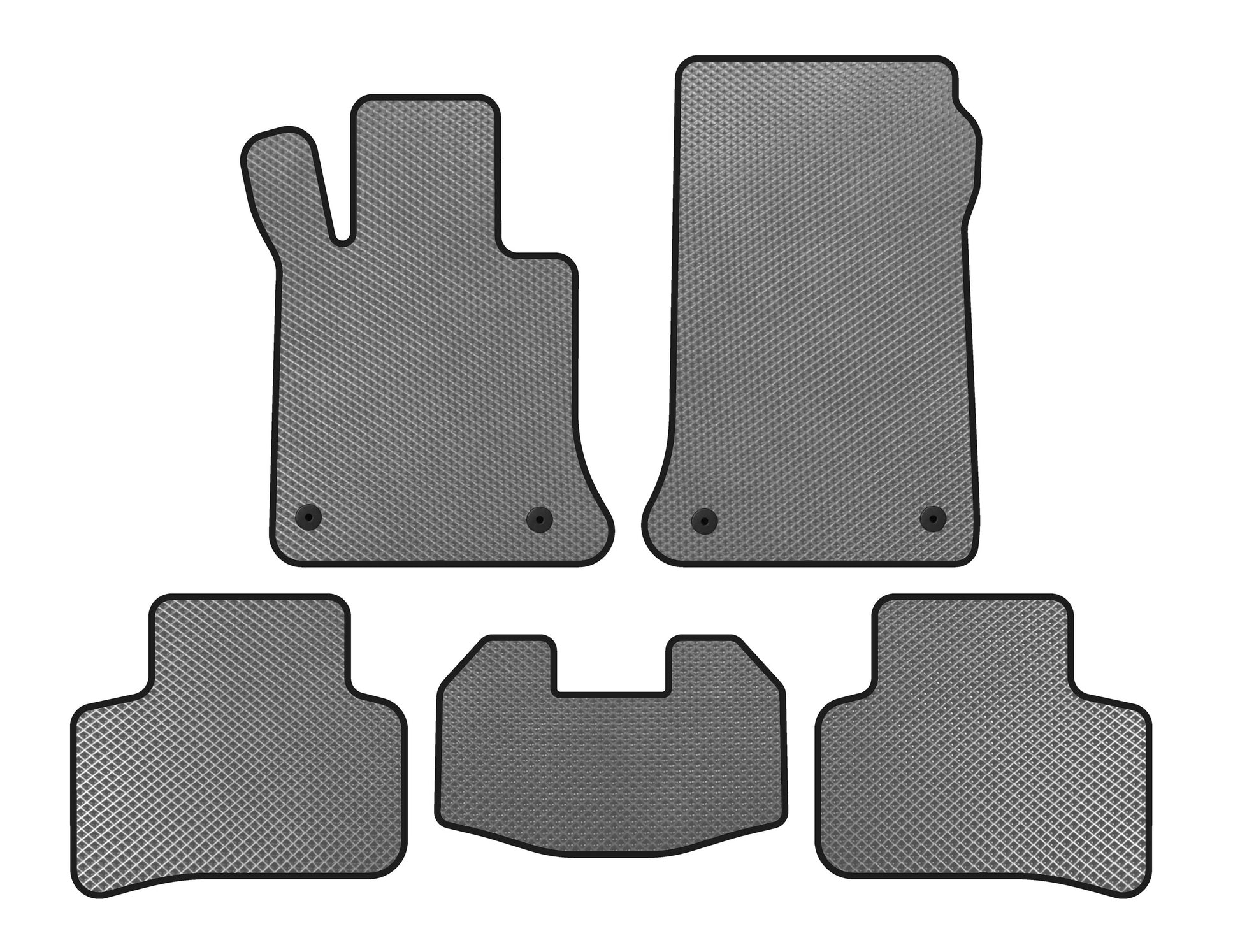 EVA Floor Mats (Gray) for Mercedes GLK сlass X204 2008-2015 - image 1