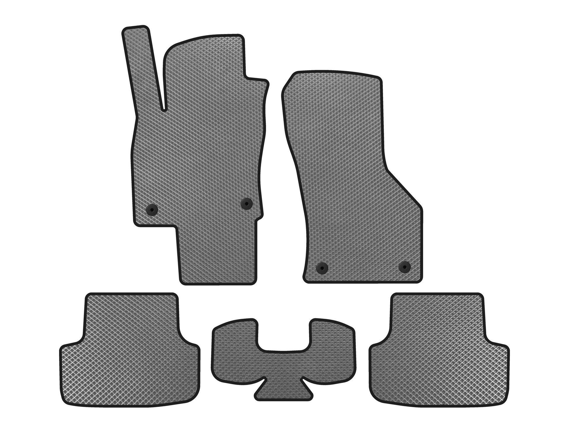 EVA Floor Mats (Gray) for Seat Leon 2013-2020 - image 1