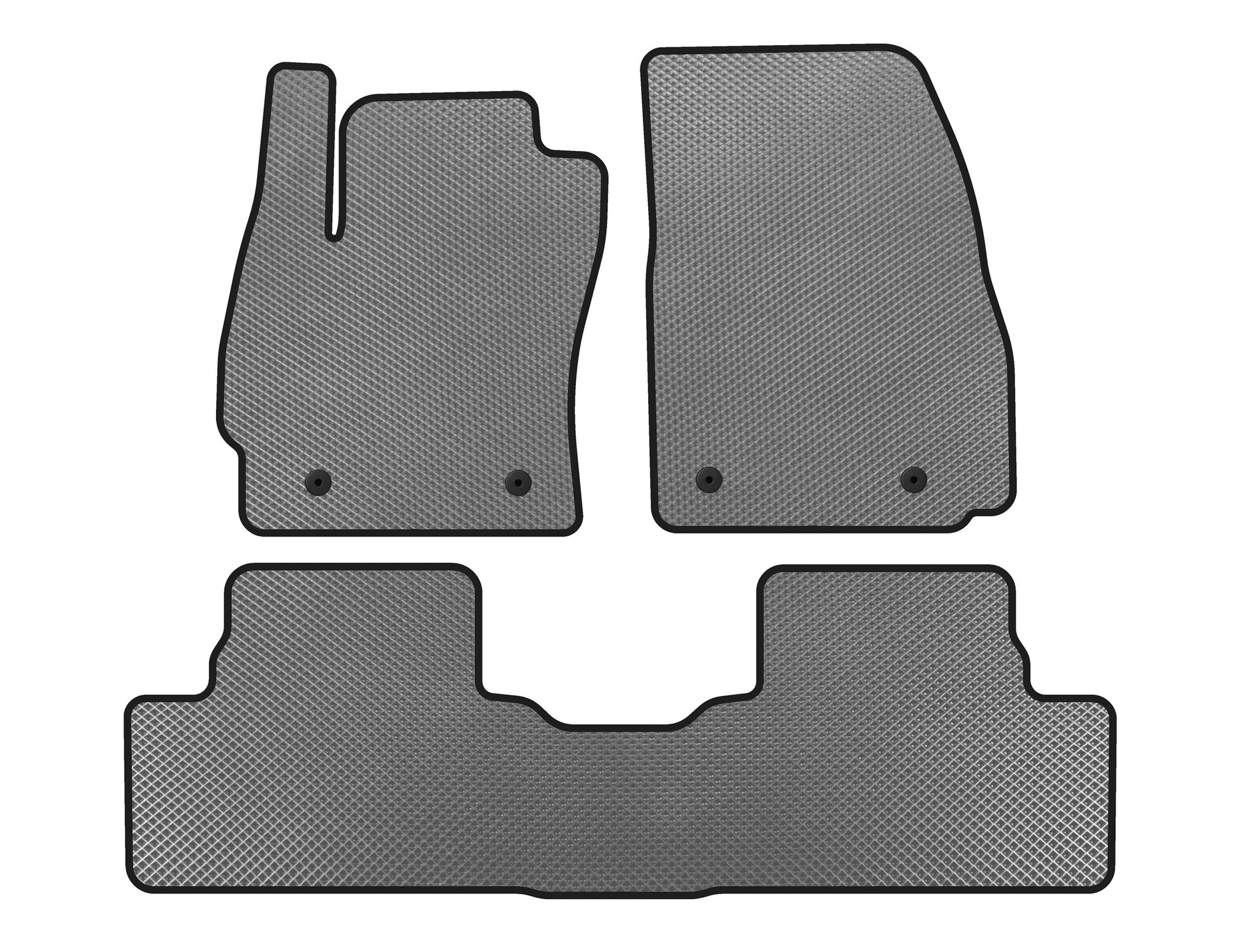 EVA Floor Mats (2 Rows, Gray) for Mazda 5 2010-2018 - image 1