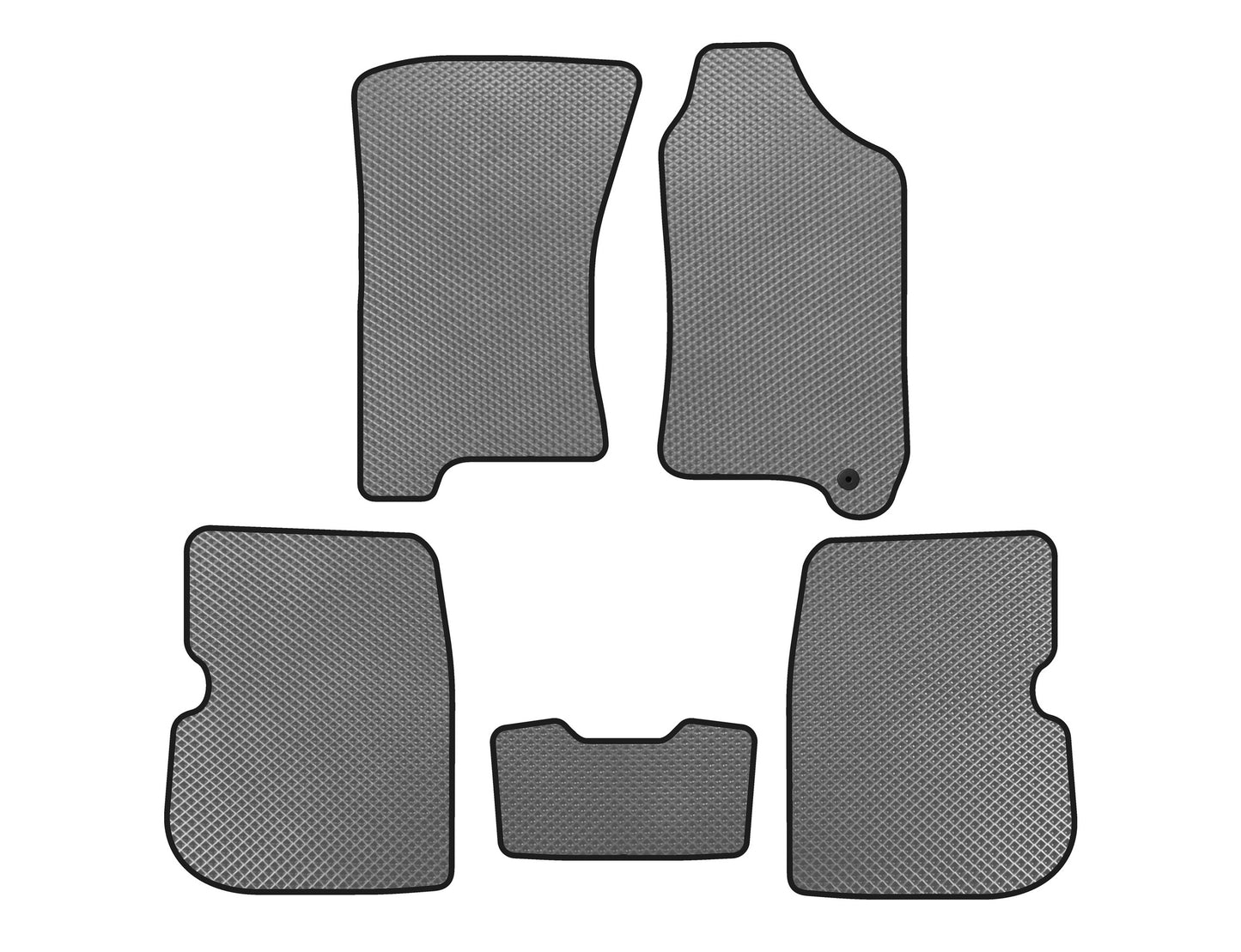 EVA Floor Mats (Right Hand Drive, Gray) for Subaru Forester 1997-2002 - image 1