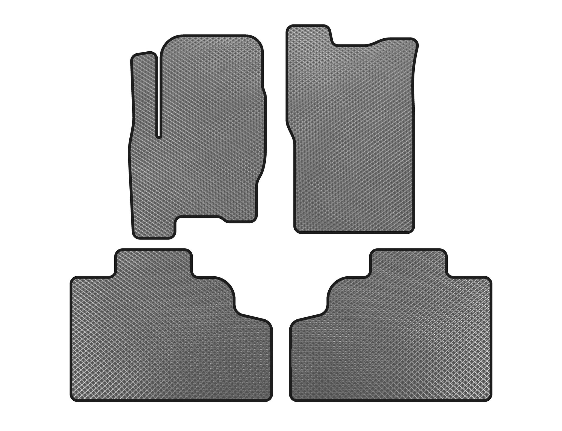 EVA Floor Mats (Gray) for SsangYong Korando 1997-2006 - image 1