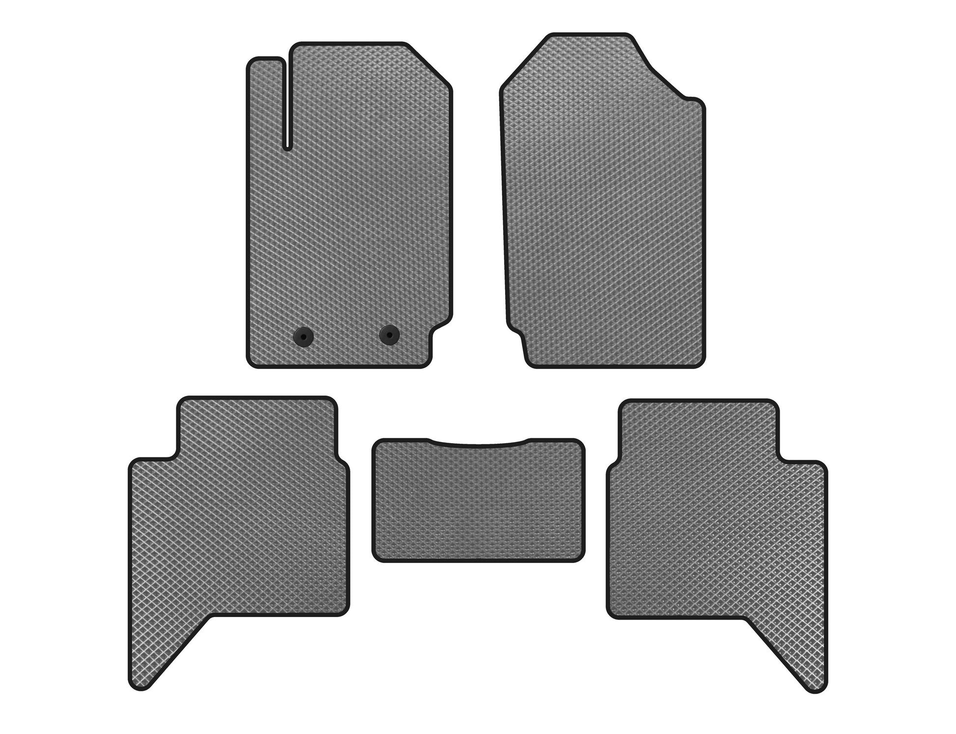 EVA Floor Mats (Gray) for Ford Ranger 2011-2022 - image 1