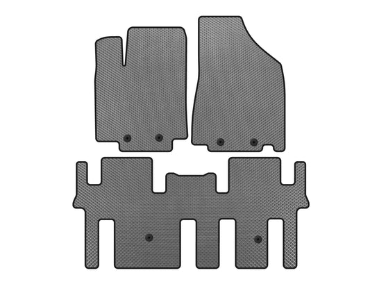 EVA Floor Mats (2 Rows, Gray) for Nissan Pathfinder R52 2012-2021 - image 1
