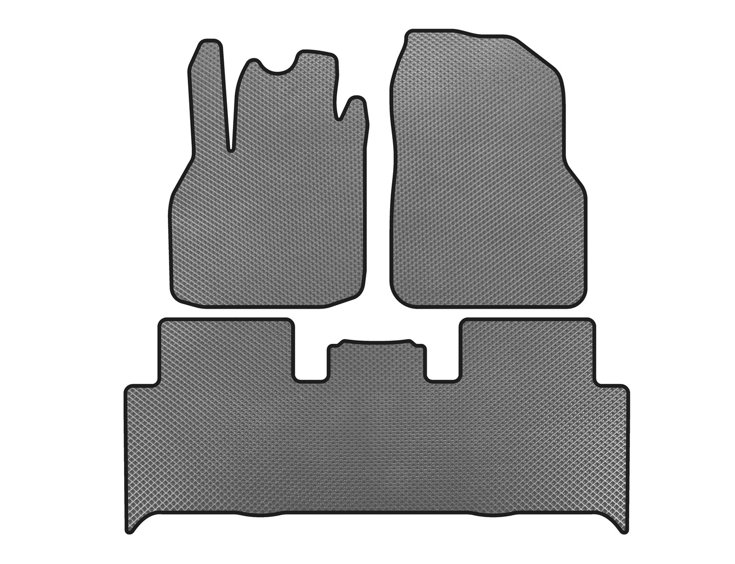 EVA Floor Mats (2 Rows, Gray) for Renault Scenic/Grand 2003-2009 - image 1