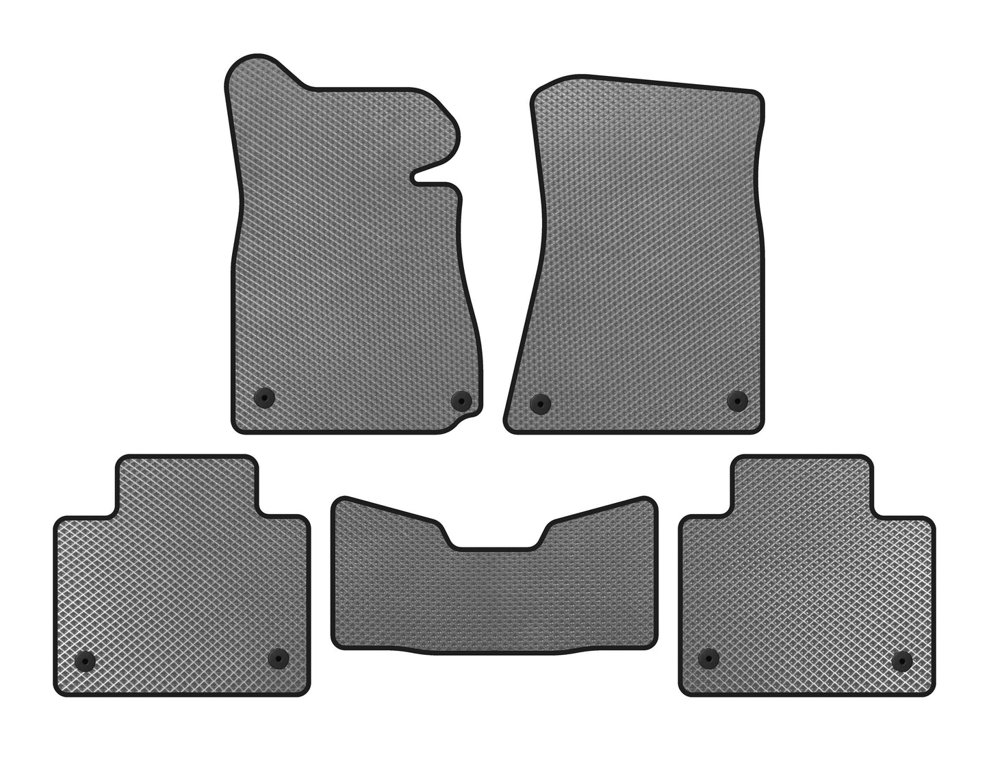 EVA Floor Mats (2011-2015, SD, 2WD, Gray) for Lexus GS 2011-2020 - image 1