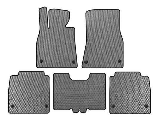 EVA Floor Mats (2007-2010, SD, Long Wheelbase, Gray) for Lexus LS 2007-2017 - image 1