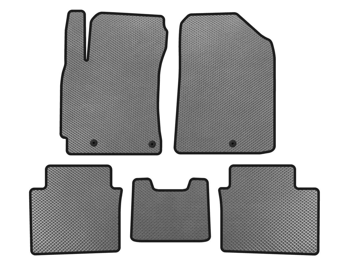 EVA Floor Mats (2018-2021, Gray) for Kia Forte 2008–2024 - image 1
