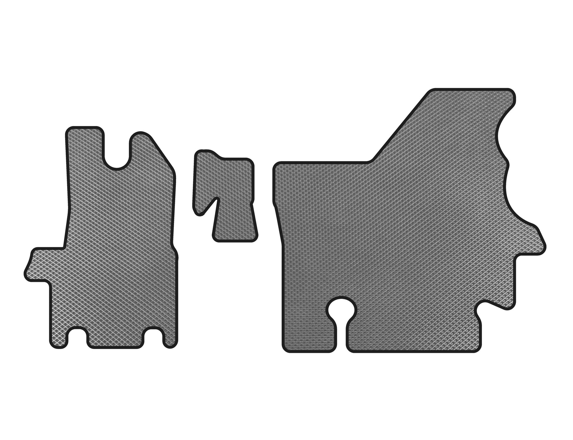 EVA Floor Mats (1998-2003, Gray) for Renault Master 1998-2010 - image 1