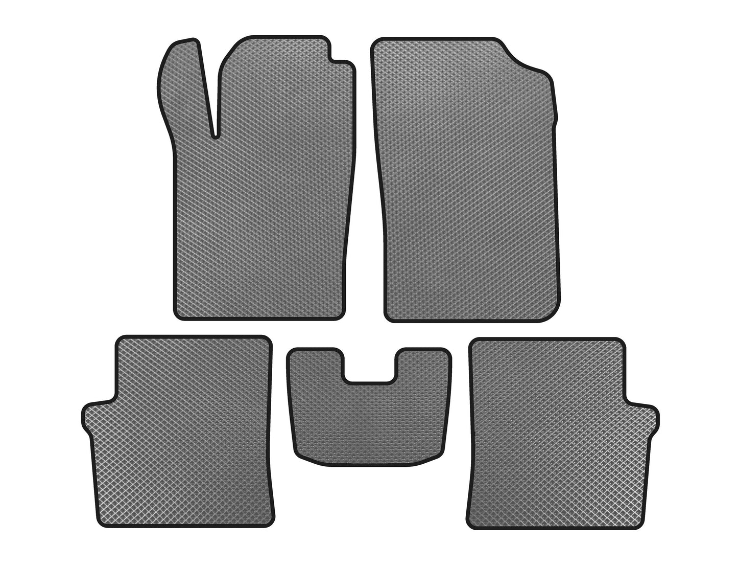 EVA Floor Mats (HB, 5-Door, Gray) for Citroen Xsara II 2000-2006 - image 1