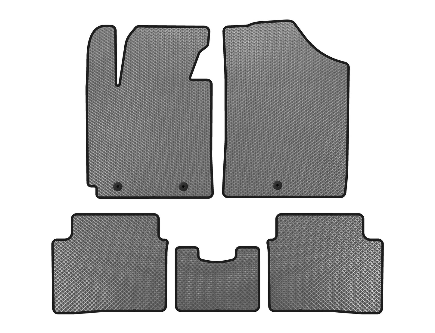 EVA Floor Mats (Gray) for Hyundai Veloster 2011-2017 - image 1